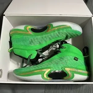 Air Jordan 36 “green spark/metallic gold” size 11.5 Jordan | Shoes | Air Jordan 36 Green Sparkmetallic Gold Size  main image 2